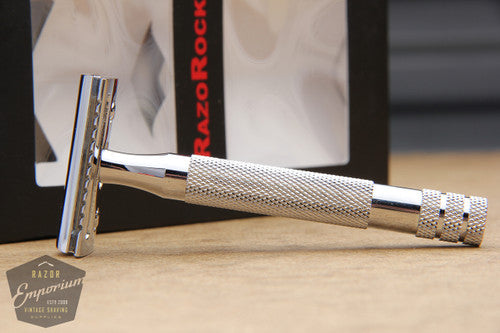 25 Rupee Razor RazoRock Mission 3-Piece Double Edge (DE) Safety Razor – Razor Emporium