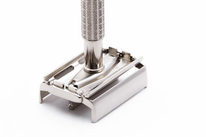 1957 C2 Gillette Flare Tip Super Speed Safety Razor | Factory Nickel Revamp