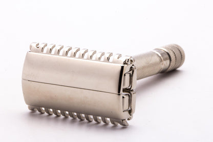 1930s Gillette Senator TTO Double Edge Safety Razor | Factory Nickel Revamp
