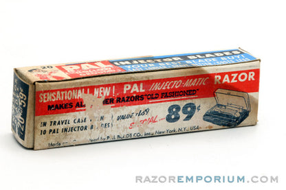 Pal Injector Single Edge (20) - New Old Stock (NOS) Razor Blades