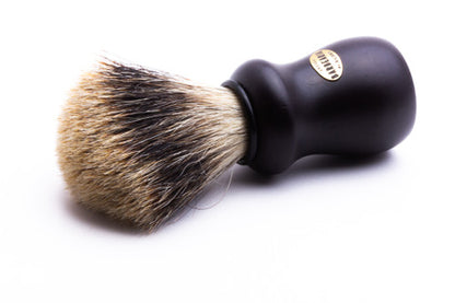 Antiga Barbearia de Bairro Badger Shaving Brush Essentials (Black & Gold)