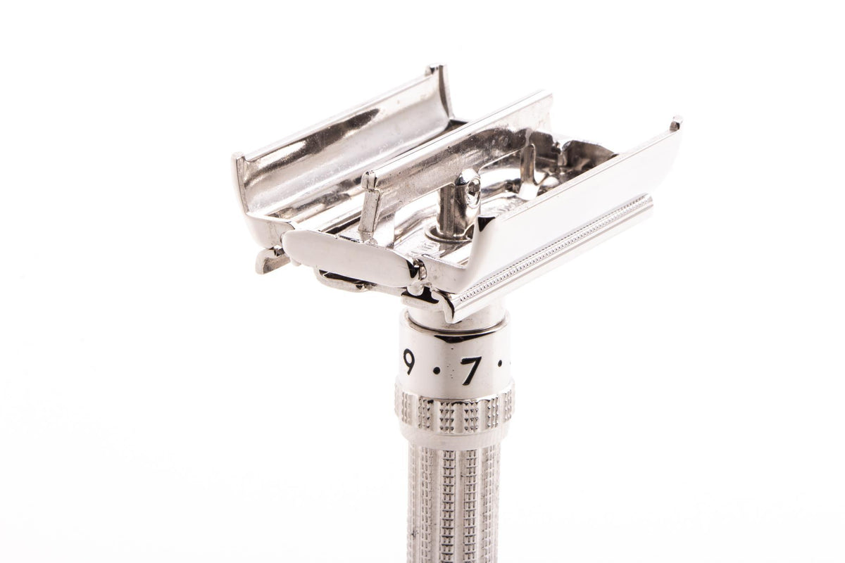 Dse Rqazor 1963 I1 Gillette Slim Adjustable DE Safety Razor | Rhodium Revamp ...