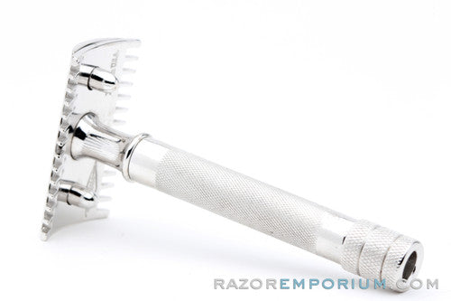 1921 Gillette Single Ring DE Safety Razor | Rhodium Revamp