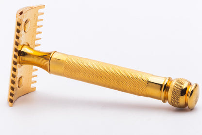 1930's Gillette Goodwill Double Edge Safety Razor Set| 24k Gold Revamp