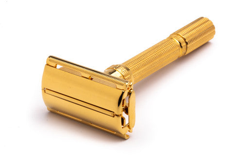 1965 Gillette Slim Adjustable TTO Safety Razor K3 24K Gold Revamp