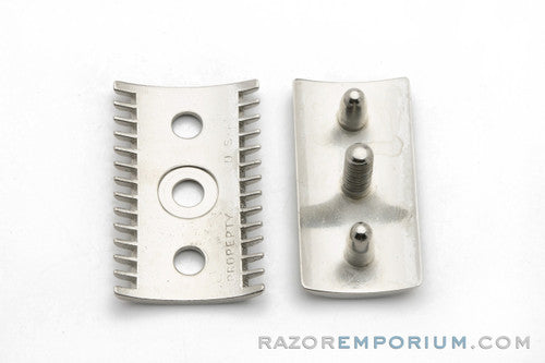 1918 Gillette Old Type Army Issued Cap & Guard | Factory Nickel Revamp Universally Threaded