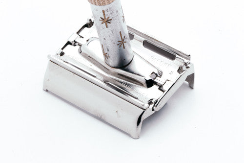 1970 Champagne Star Lady Gillette DE Safety Razor | R2
