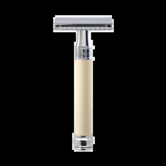 Edwin Jagger | DE87 Double Edge Safety Razor Rubber Coated Imitation Ivory