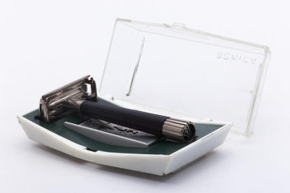 1960s Schick Krona TTO Double Edge Razor Set | Original Condition