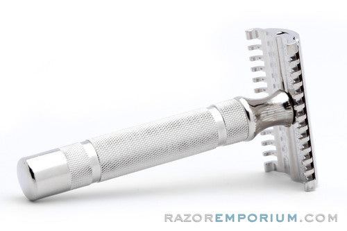 1930s Gillette NEW Long Comb DE Razor | Factory Nickel Revamp