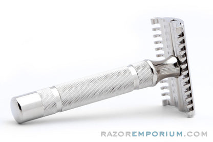 1930s Gillette NEW Long Comb DE Razor | Factory Nickel Revamp