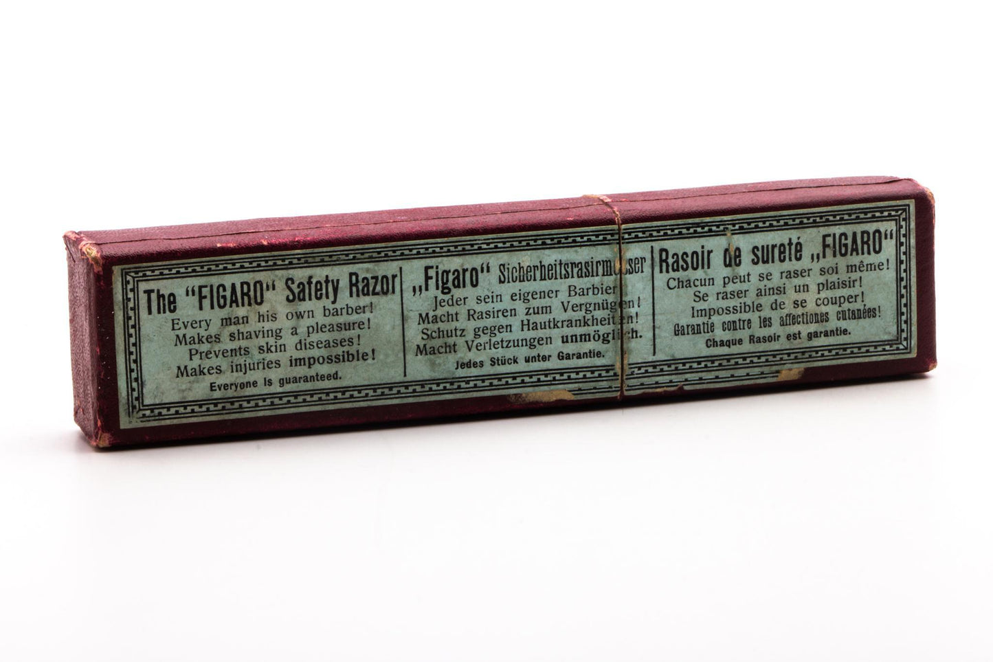 Vintage Figaro Straight Razor with Unique Safety Razor Attachment