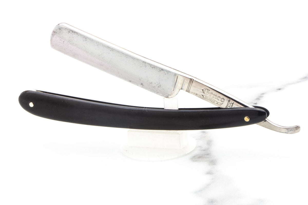 5/8'' Vintage Restored Genco Straight Razor With Original Scales ...