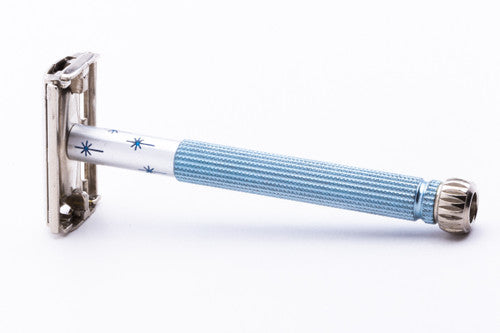 Gillette Razor Stars 1965 Gillette Blue Star Lady Gillette Double Edge Safety Razor K4 ...