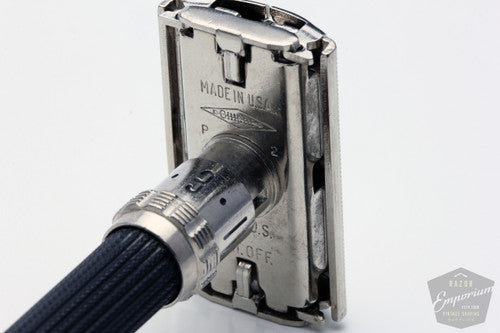 Gillette 1970 Super 109 Adjustable Double Edge Safety Razor