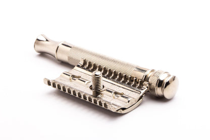 1930's Gillette New Goodwill Double Edge Safety Razor Set | Factory Nickel Revamp