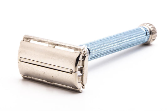 1966 L2 Gillette Blue Star Lady Gillette Double Edge Safety Razor | Original Condition