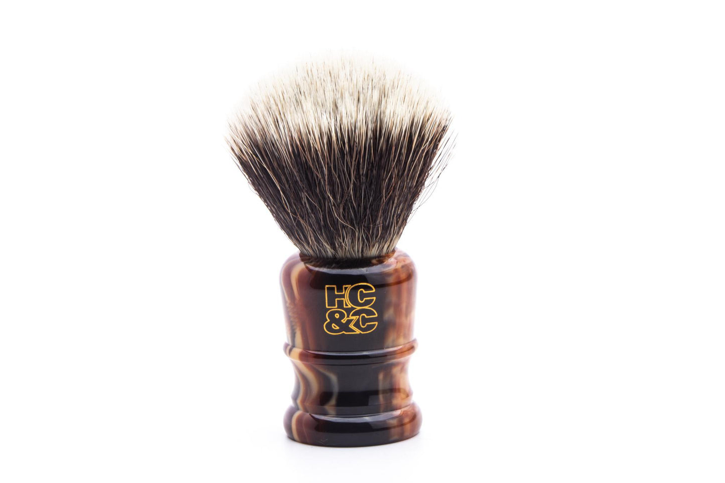 Hendrix Classics & Co. | The Black, Red & Tan Shave Brush With G5C Synthetic Knot - 24mm