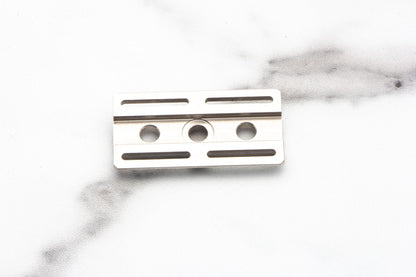 Yates Precision Shaving | Model 921 Stainless Steel Scalloped Base Plate