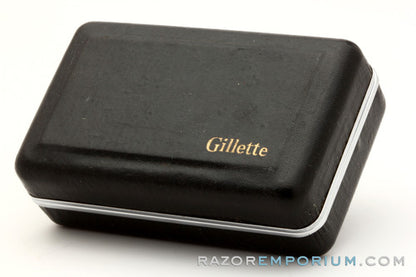 1947-51 Gillette Rocket TTO DE Safety Razor w/ Case & Blade Bank | Made in England