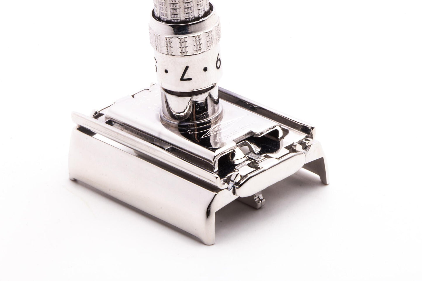 1964 J3 Gillette Slim Adjustable TTO Double Edge Safety Razor  | Rhodium Revamp