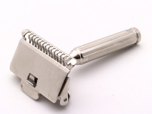 1940s Gem 1912 Style SE Safety Razor |  Factory Nickel Revamp