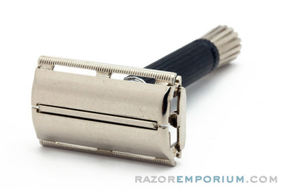 1971 Gillette Black Handle Super Speed Double Edge Safety Razor - R2
