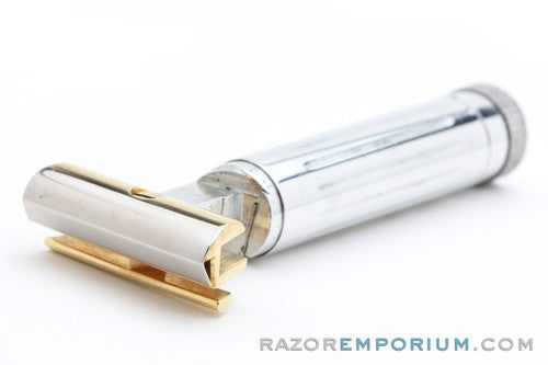 1926 -1927 Schick Type A Gold Repeating Injector Razor