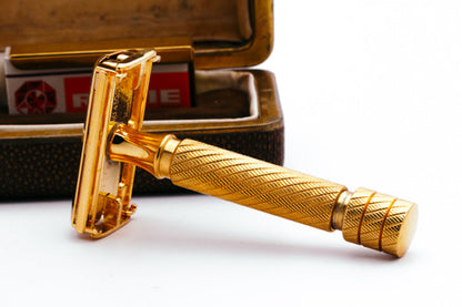 1940's Gillette British Aristocrat  No 21 Set 24K Revamp