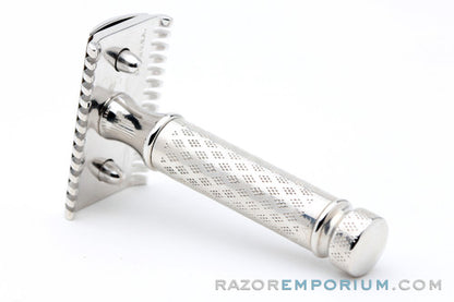 1922 Gillette New Improved Norfolk Tuckaway DE Razor Nickel Revamp