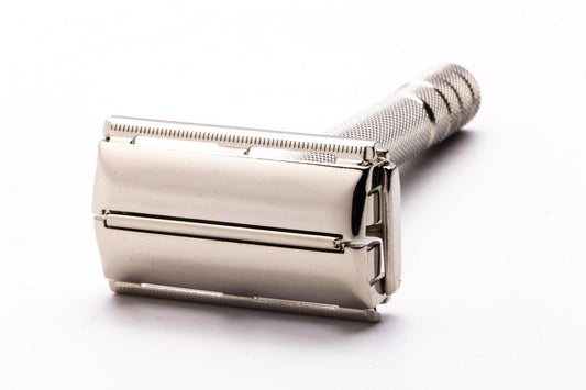 1953 Y2 Gillette Super Speed Double Edge Safety Razor | Factory Nickel Revamp