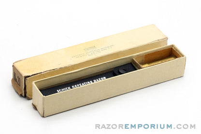 1927-32 Schick Type B Single Edge Repeating Injector Safety Razor Set