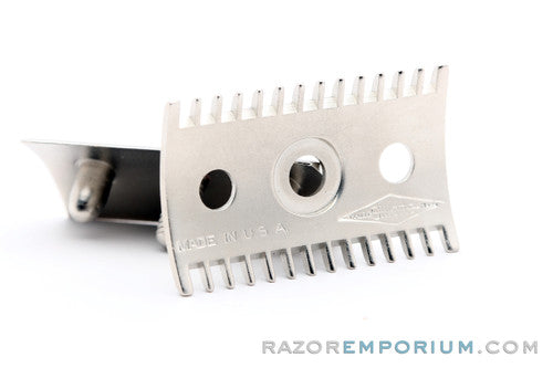 1917 Gillette Old Type Cap & Guard | Satin Nickel | Universally Threaded