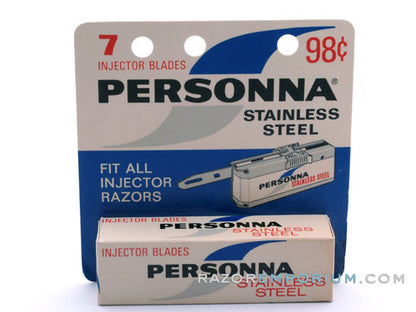 Personna Stainless Steel Injector Blades - New Old Stock (7)