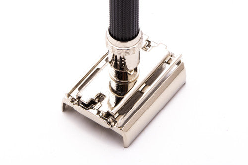 1970 P1 Gillette Super Adjustable 84 DE Safety Razor  | Factory Nickel Revamp