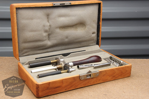 Kampfe Bros. 1900's Star SE Safety Razor and Strop Kit