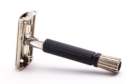 1967 M3 Gillette Black Handle Super Speed Safety Razor Set | Original Condition