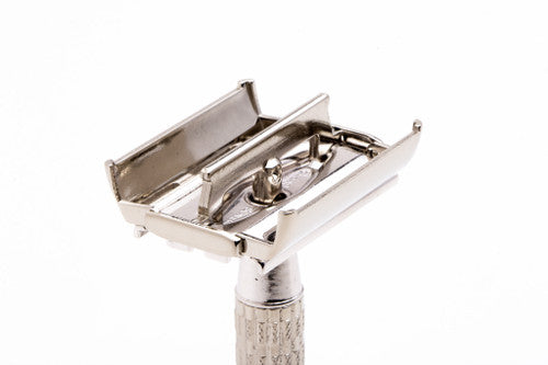 1957 C1 Gillette TTO Red Tip Heavy Super Speed Safety Razor  | Factory Nickel Revamp