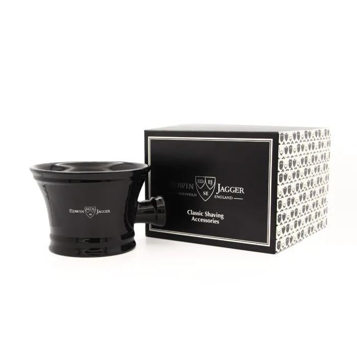 Edwin Jagger | Porcelain Black Shaving Bowl