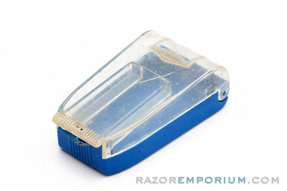 1960's Gillette Blue Snap Case Made in England