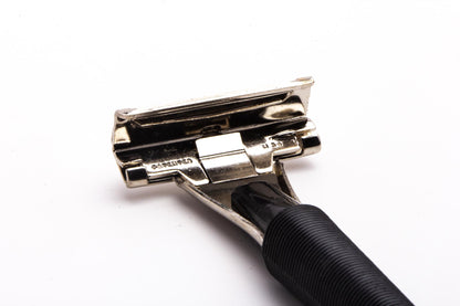 1960s Schick Injector Razor with Black Handle | Original Condition