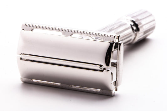 1961 G3 Gillette $1.95 Fatboy Adjustable TTO Safety Razor | Rhodium Revamp