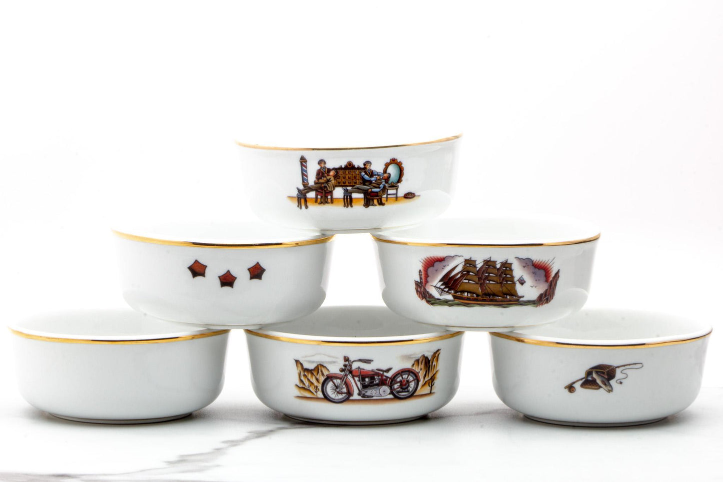 Brousseau and Dov | Sea Dog Porcelain Shaving Bowl
