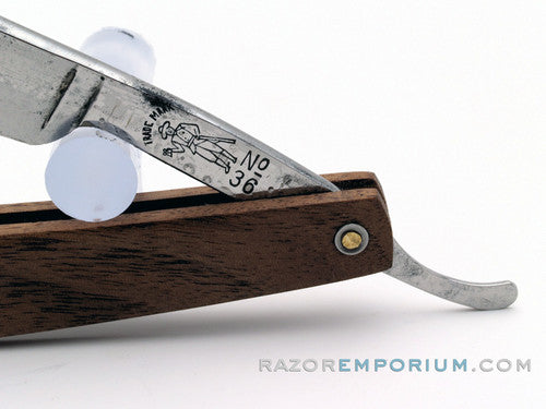 4/8 Kraut & Dohnal No. 36 Straight Razor w/ Black Walnut Scales | Germany