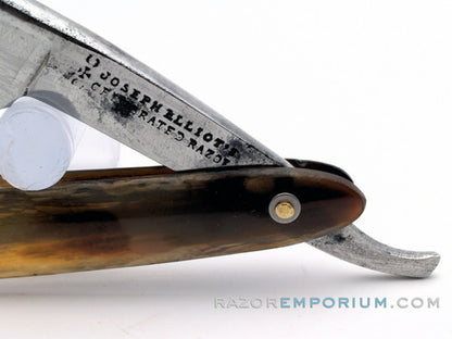 6/8" Joseph Elliot "Celebrated Razor" Wedge Barbers Notch | England