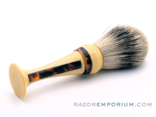 Vintage Restored Badger Shaving Brush art deco
