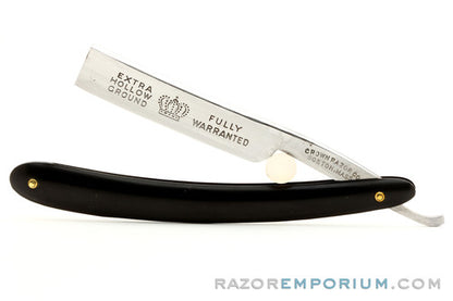 5/8" Crown Razor Co. Straight Razor w/ Case & Instructions | Boston, Mass.