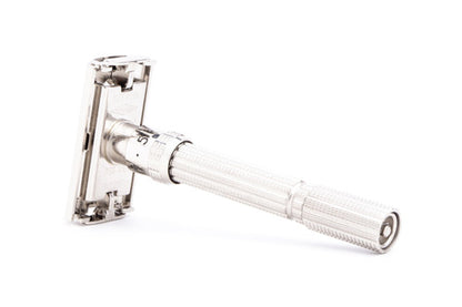 1965 K1 Gillette Slim Adjustable Safety Razor  | Factory Nickel Revamp