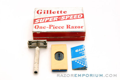 1940's Super Speed One-Piece Double Edge Razor in Case