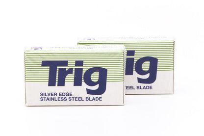Trig Silver Edge Stainless Steel Double Edge (DE) Razor Blades